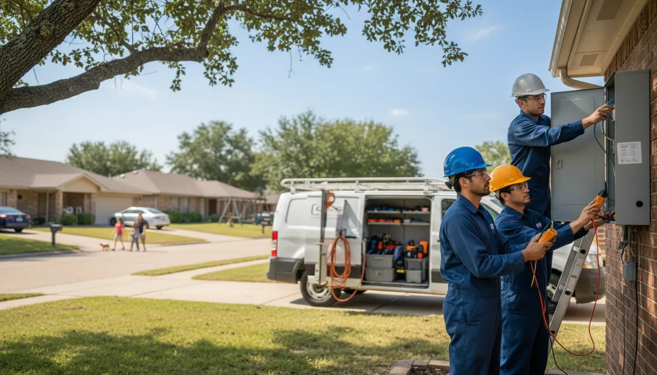 Certified electrician providing emergency electrical services in Dover, DE